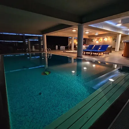 Villa Wellness Biocrystal With Heated Indoor Pool, Private Spa, Tennis Court And Fitness