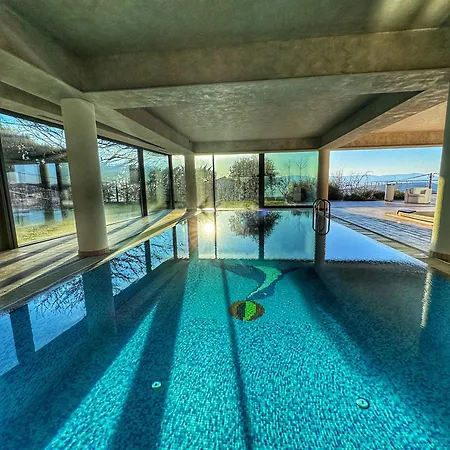 Villa Wellness Biocrystal With Heated Indoor Pool, Private Spa, Tennis Court And Fitness