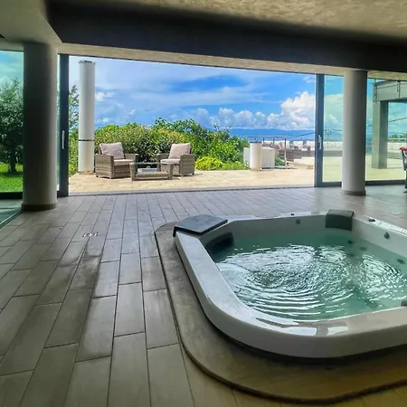 Villa Wellness Biocrystal With Heated Indoor Pool, Private Spa, Tennis Court And Fitness